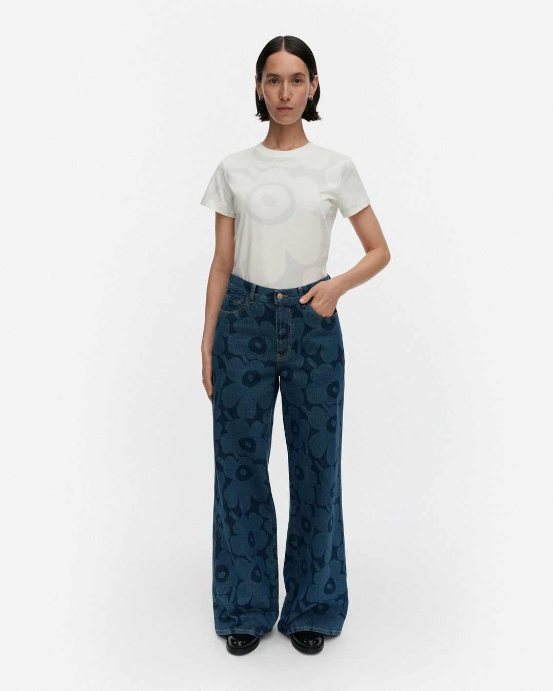 maridenim wide jeans unikko - indigo