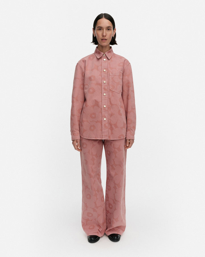 maridenim vaihe jean shirt unikko - pink