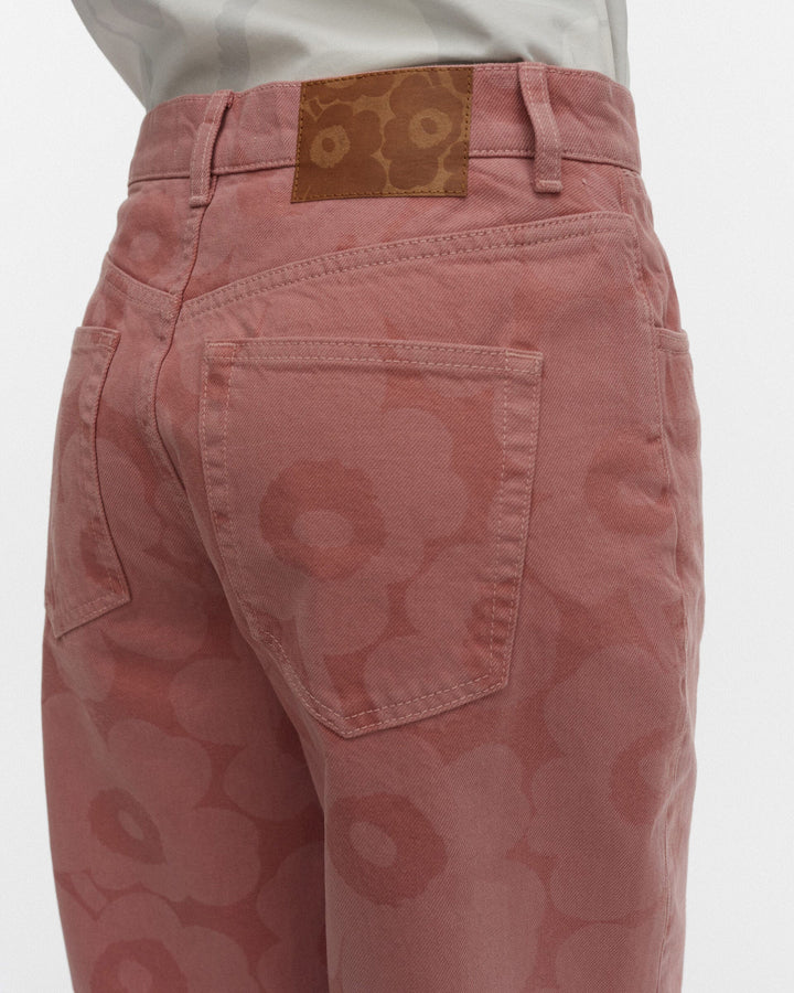 maridenim barrel jeans unikko - pink