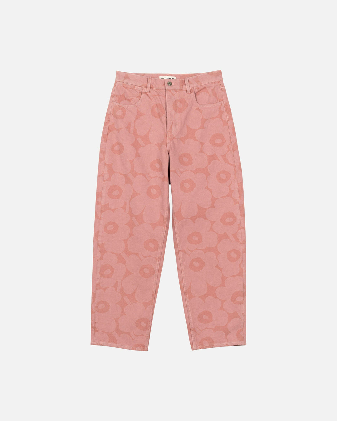 maridenim barrel jeans unikko - pink