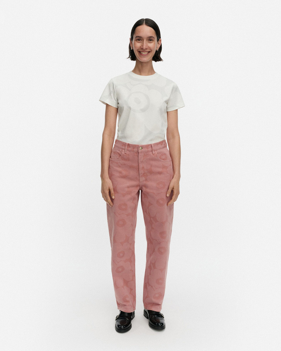 maridenim barrel jeans unikko long - pink