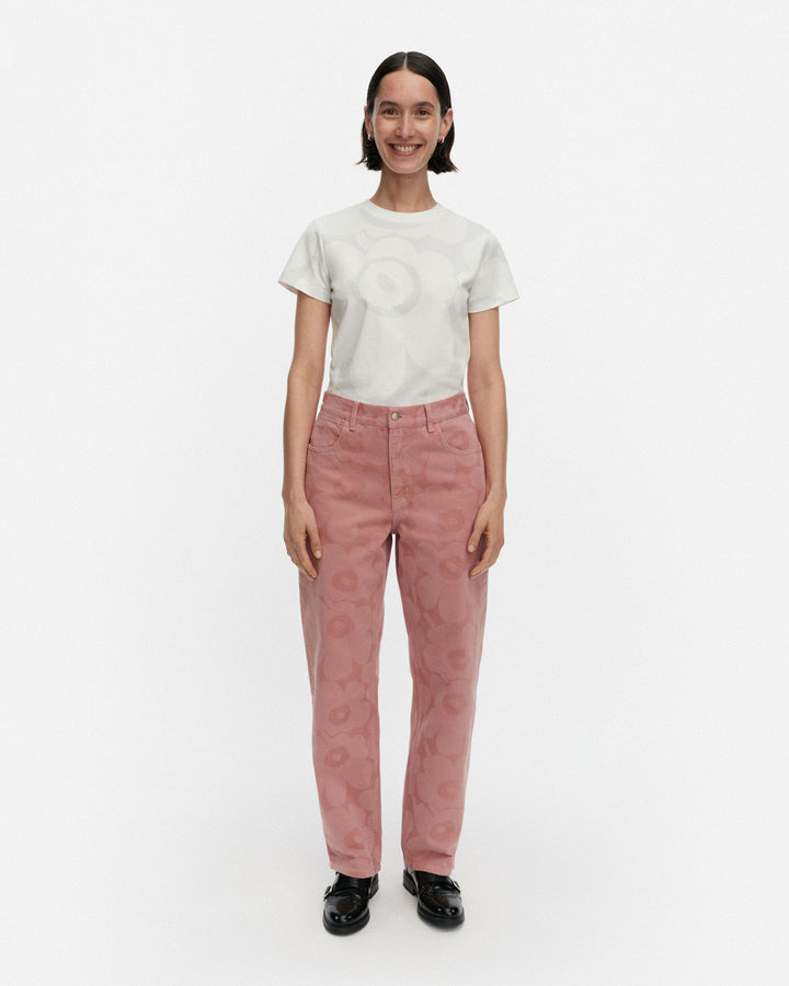 maridenim barrel jeans unikko long - pink