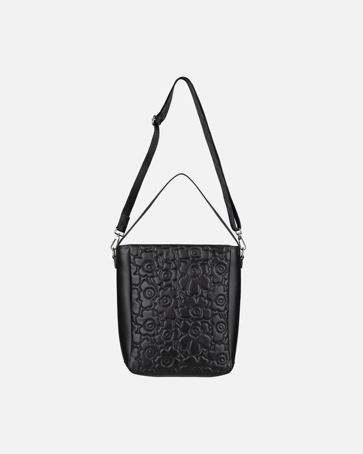 gratha unikko tote shoulder bag - black