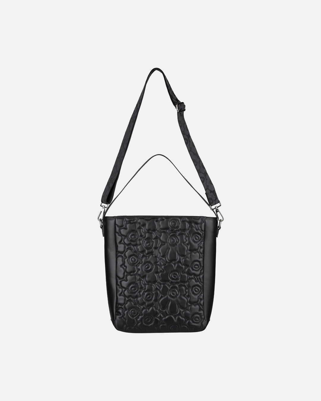 gratha unikko tote shoulder bag - black