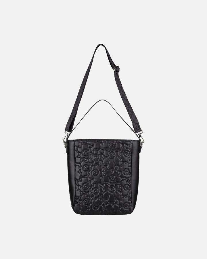 gratha unikko tote shoulder bag - black