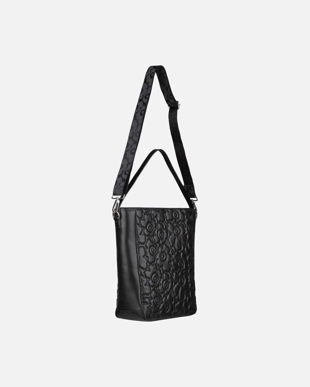 gratha unikko tote shoulder bag - black