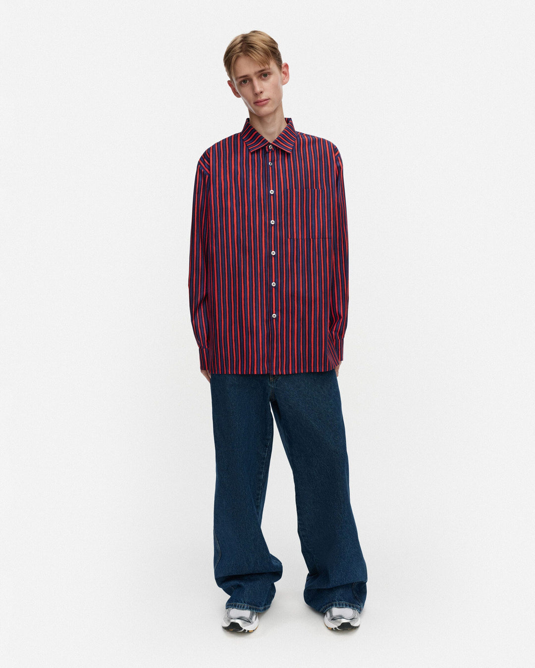 kioski jokapoika unisex shirt - red/blue