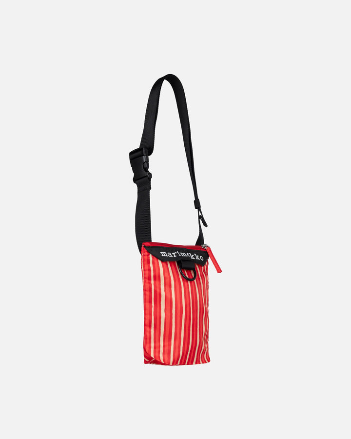 neat phone pocket piccolo - red/beige
