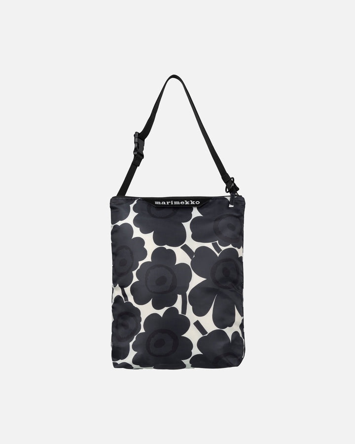 neat medium crossbody unikko - black/white
