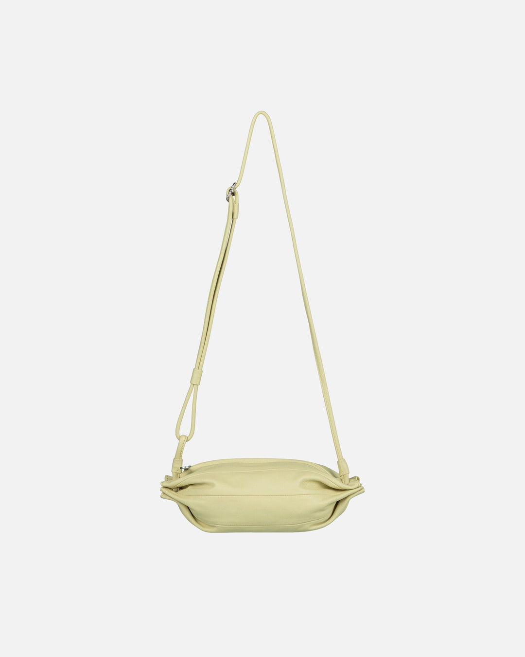 pikku karla leather bag - yellow