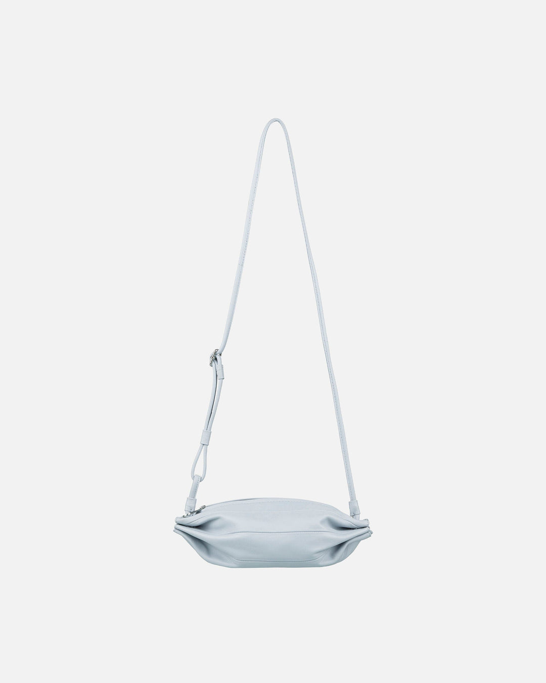 pikku karla leather bag - sky blue