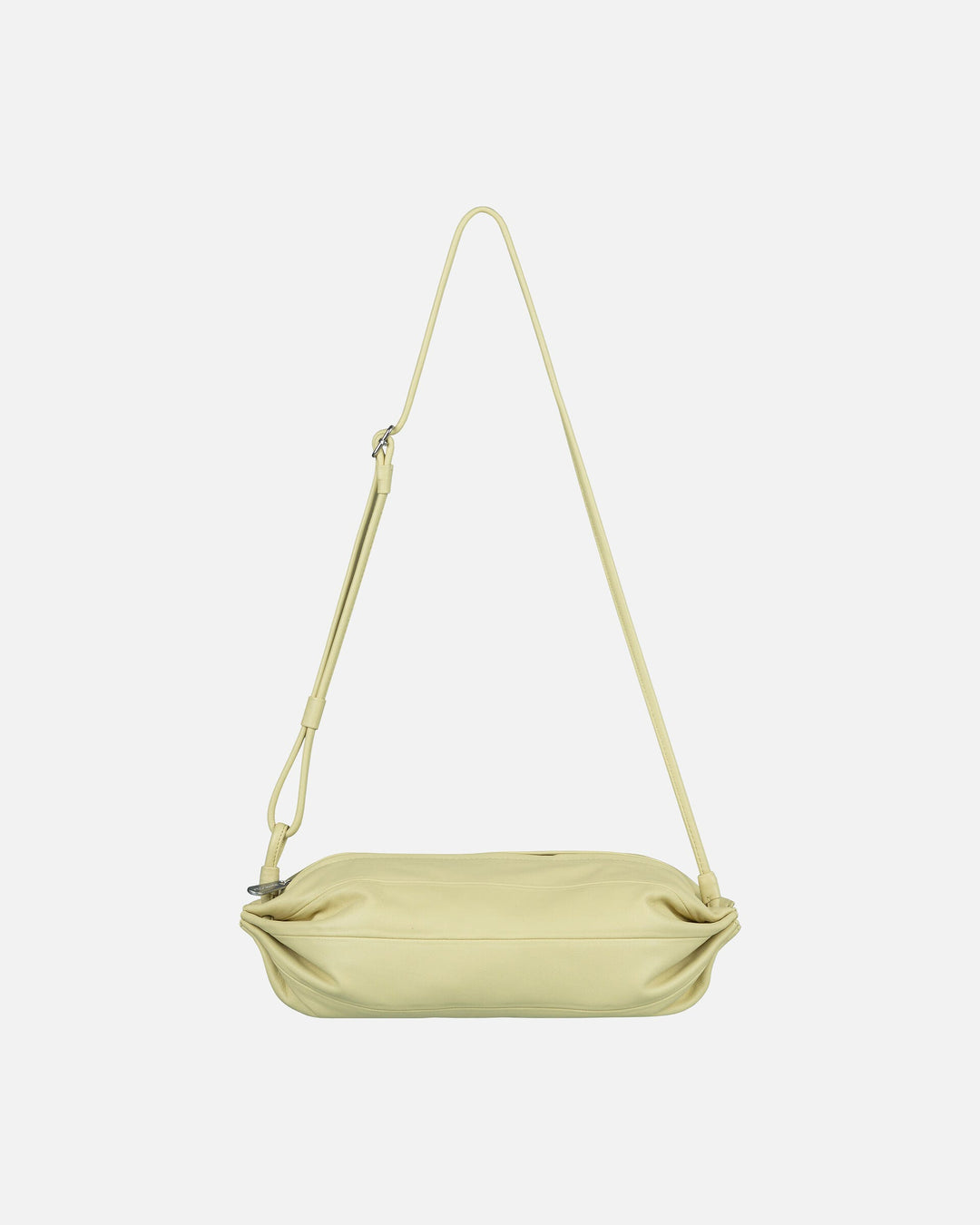 karla leather bag - yellow