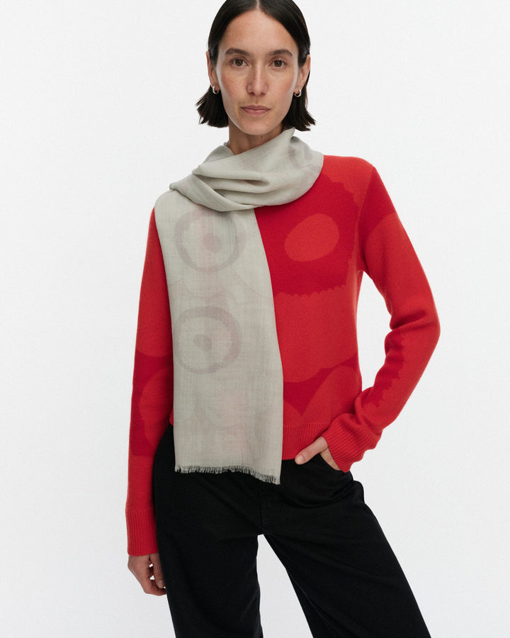 fiore unikko scarf - light grey
