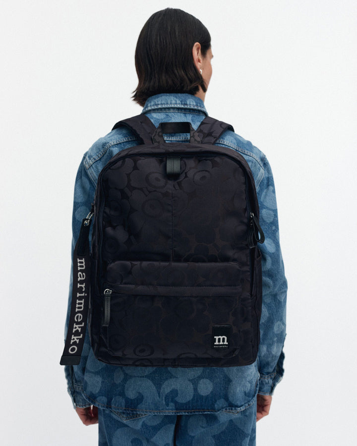 zip top backpack unikko - navy