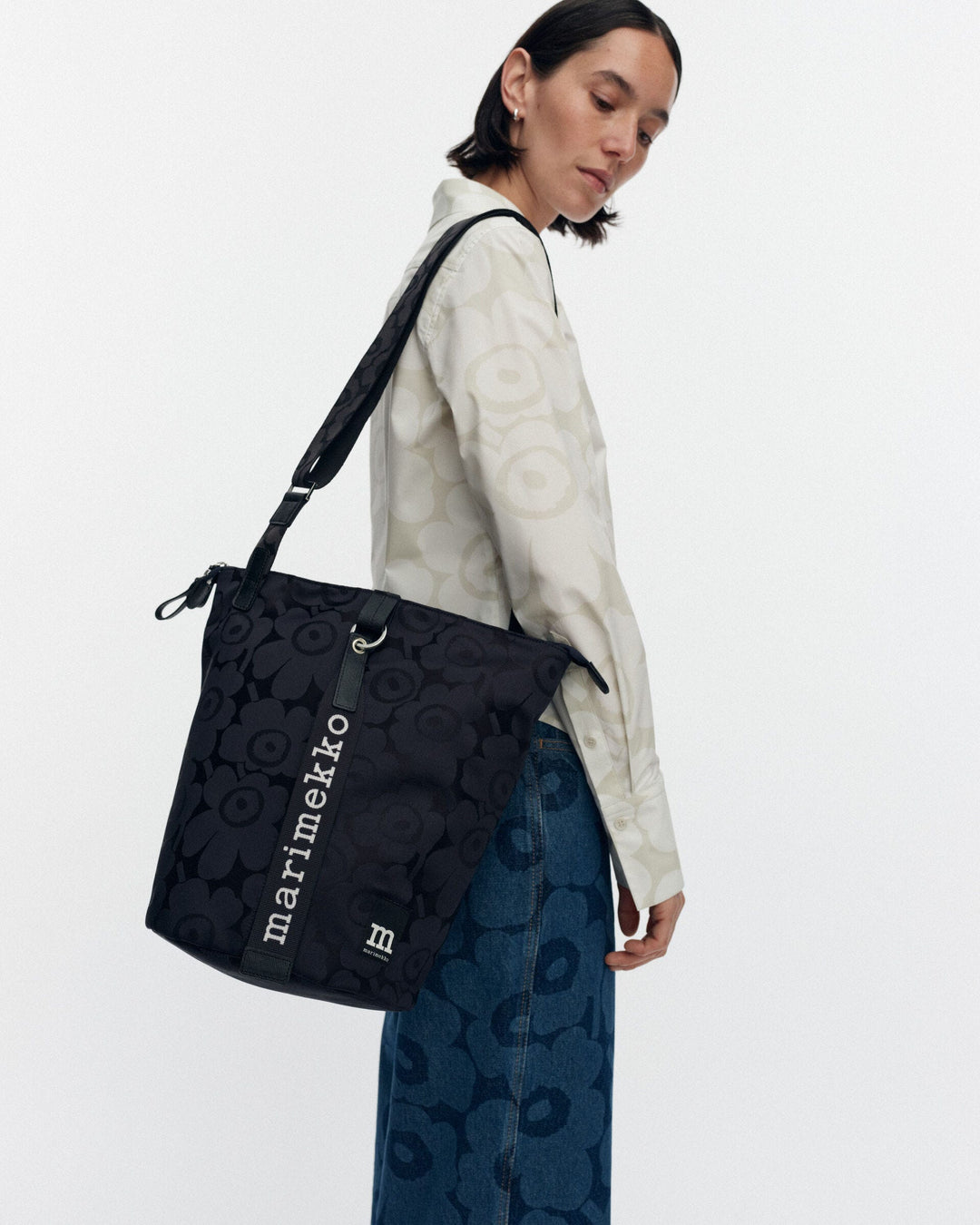 all day bucket bag unikko shoulder bag - navy