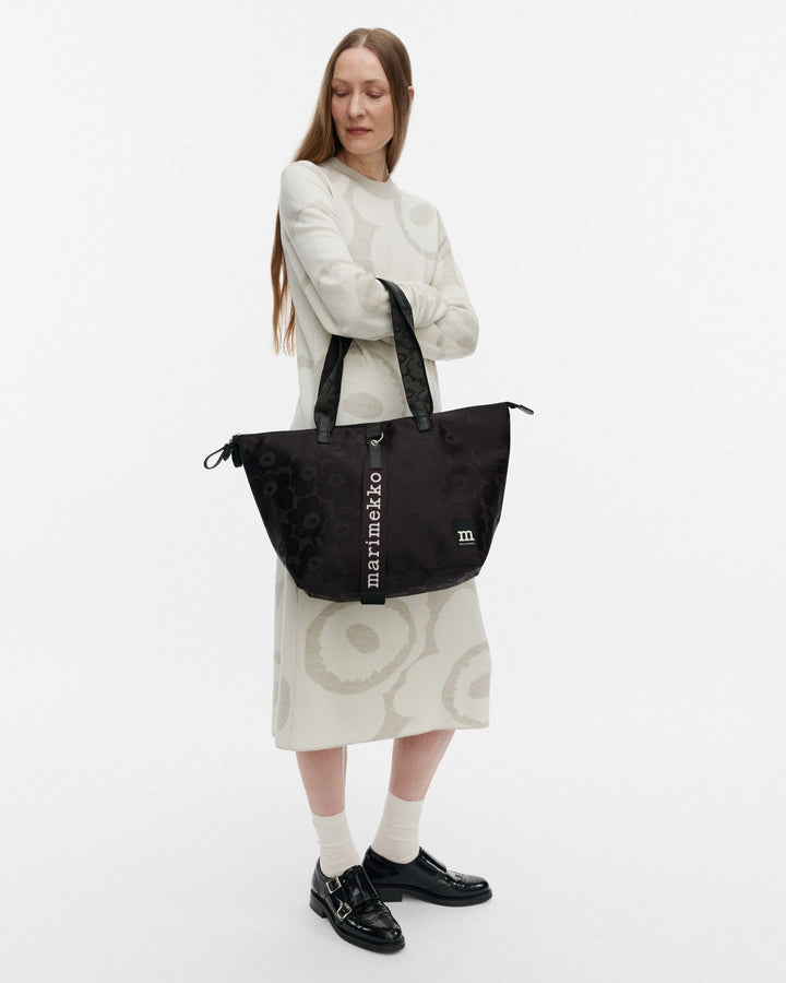 tote m unikko shoulder bag - black