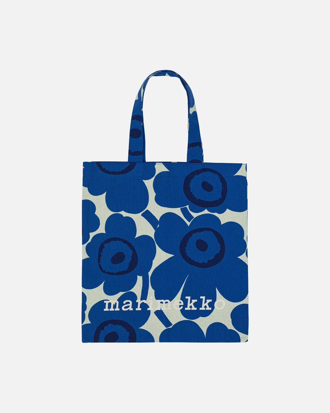 vankka unikko kioski tote bag - white/blue