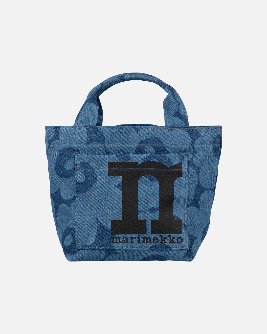 mono mini tote unikko bag - blue denim