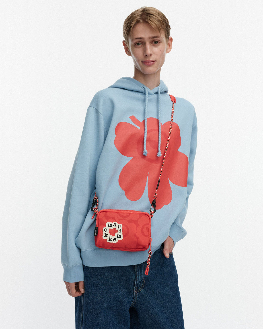 kioski iloisa mini unikko shoulder bag - orange