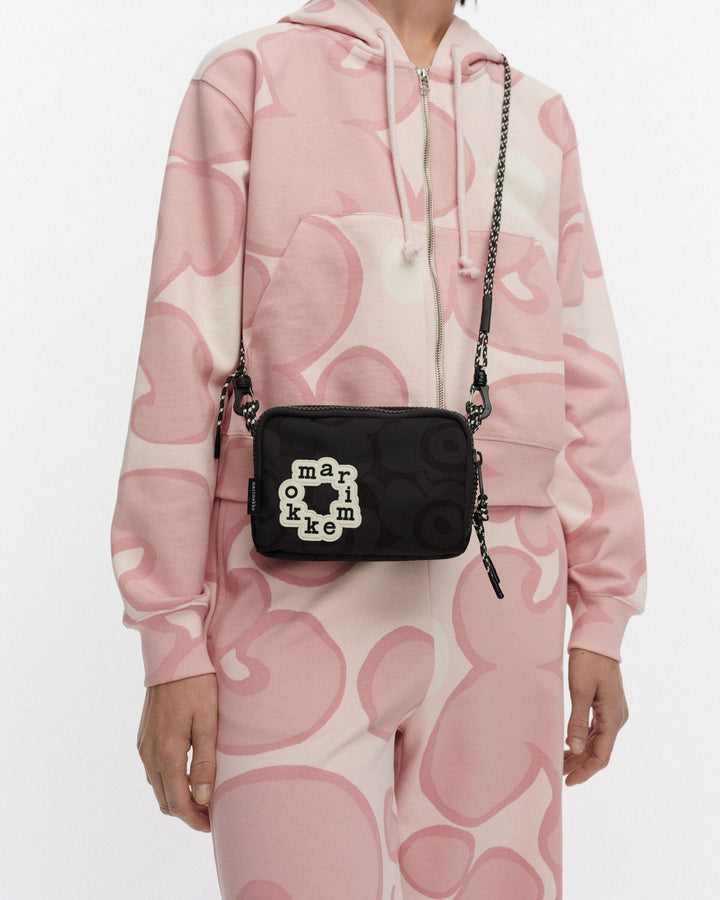 kioski iloisa mini unikko shoulder bag - black