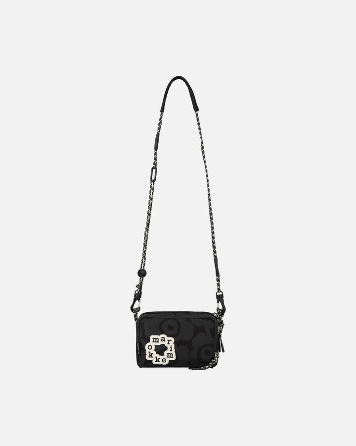 kioski iloisa mini unikko shoulder bag - black