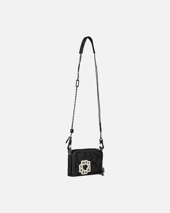 kioski iloisa mini unikko shoulder bag - black