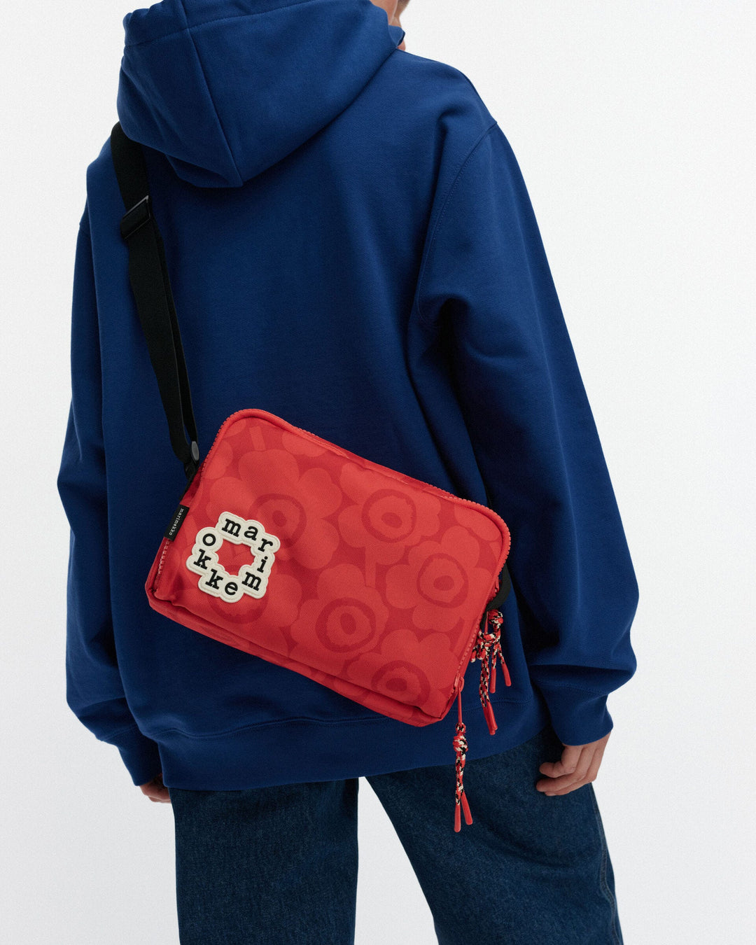 kioski kavari mini unikko shoulder bag - orange