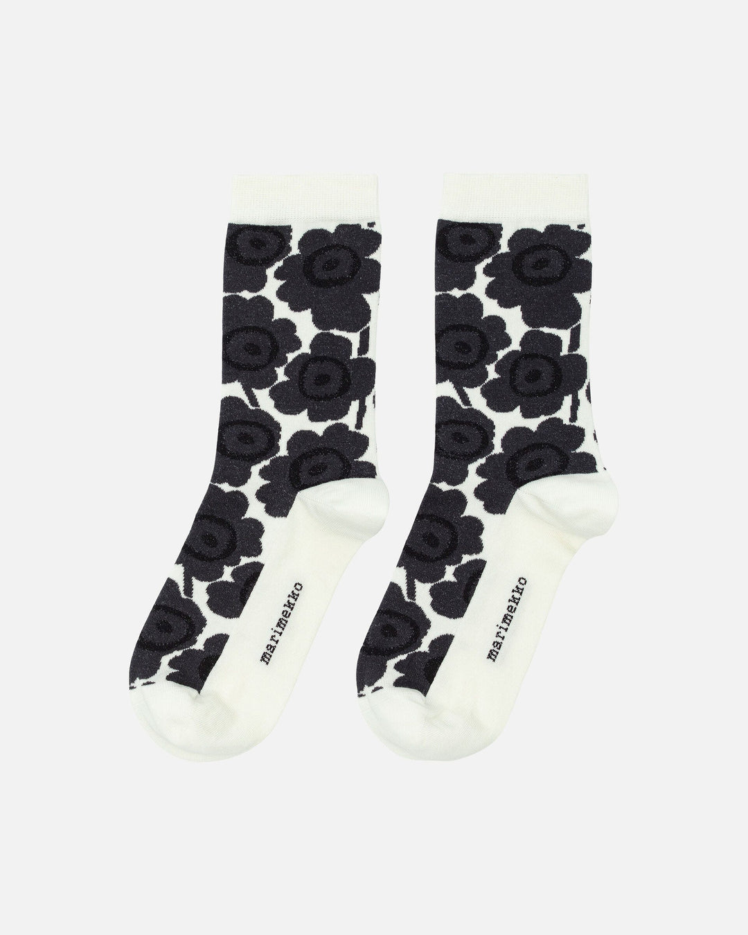 linjaus unikko socks - white/black