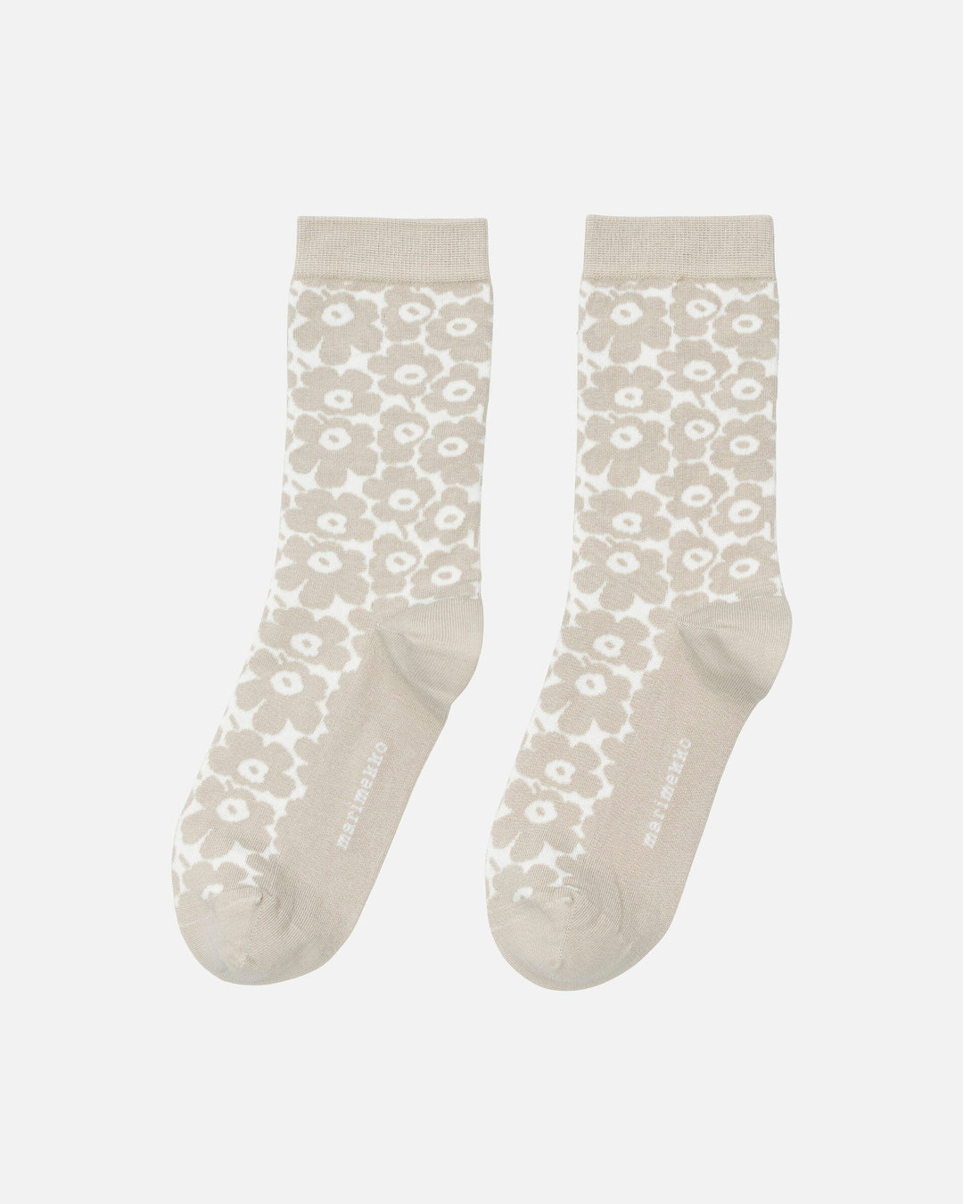 linjaus pikkuinen unikko socks - beige