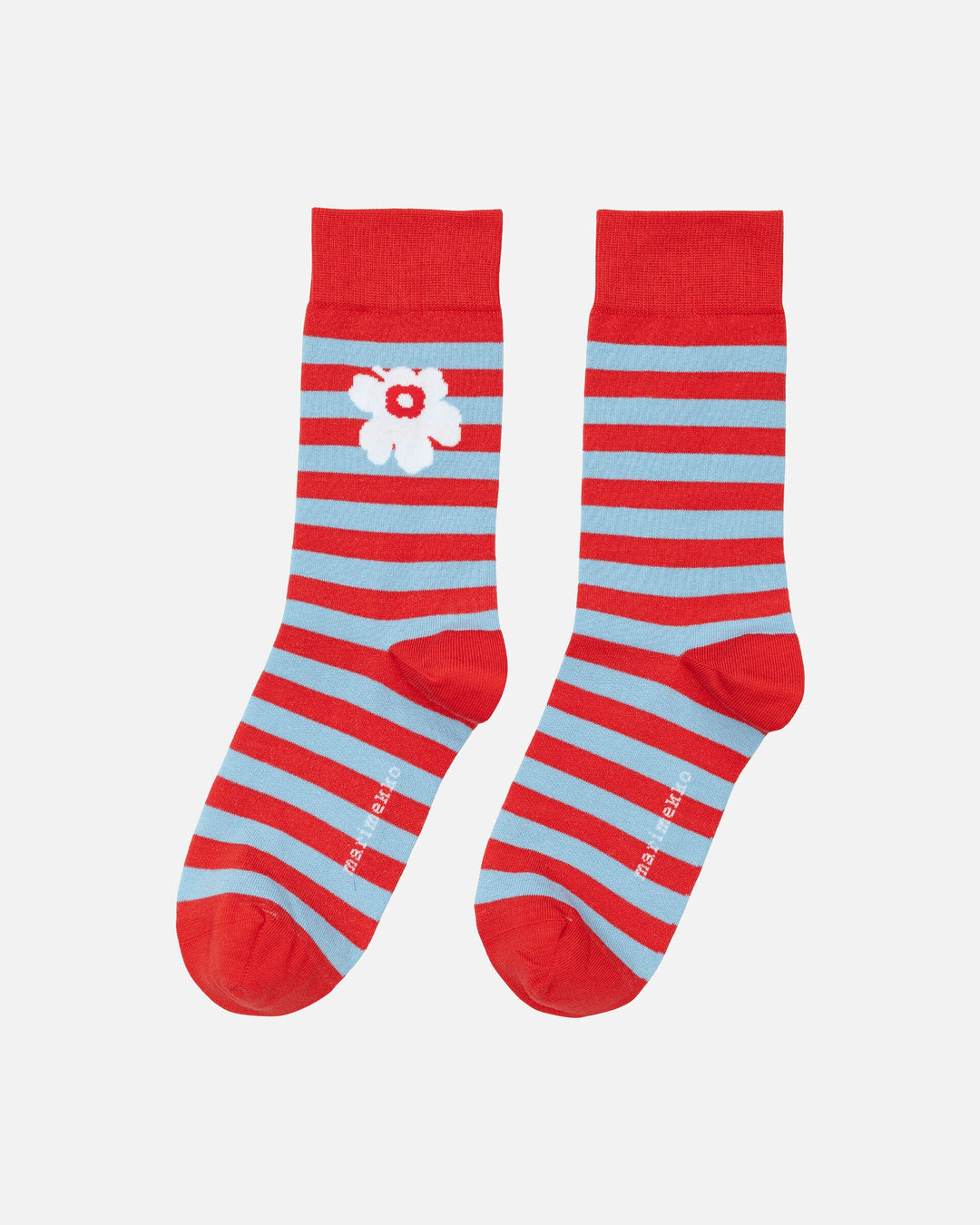 kioski kasvaa tasaraita unikko one socks - orange