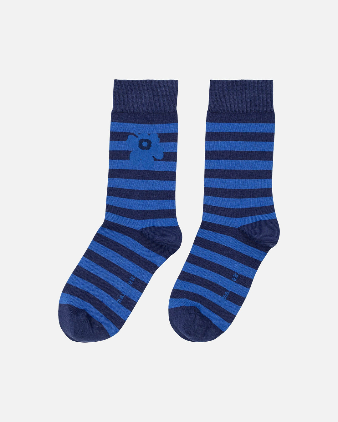 kioski kasvaa tasaraita unikko one socks - navy