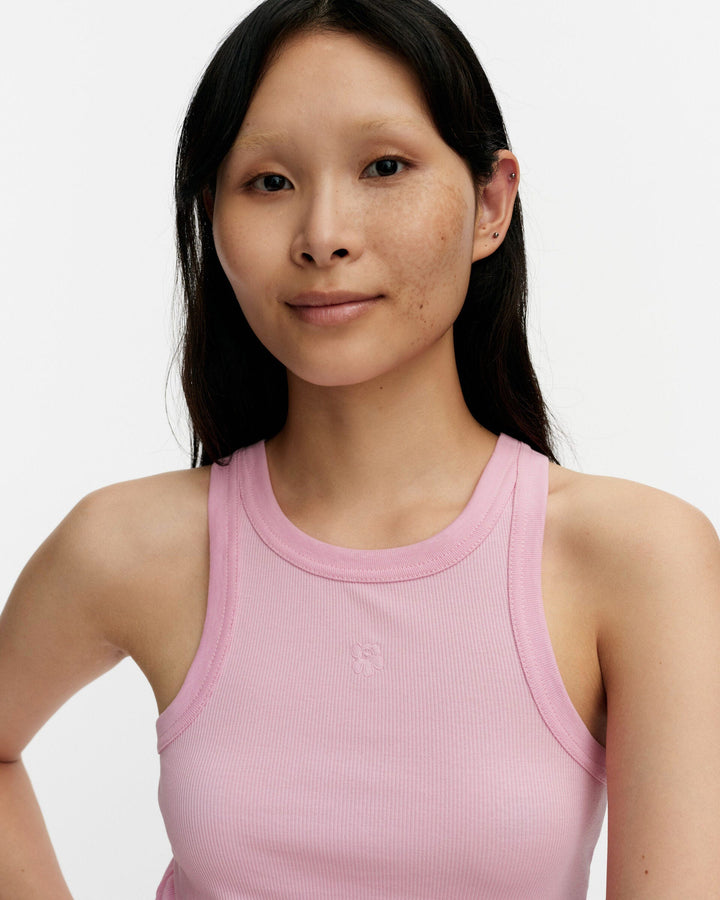 kioski kupla unikko placement top - light pink