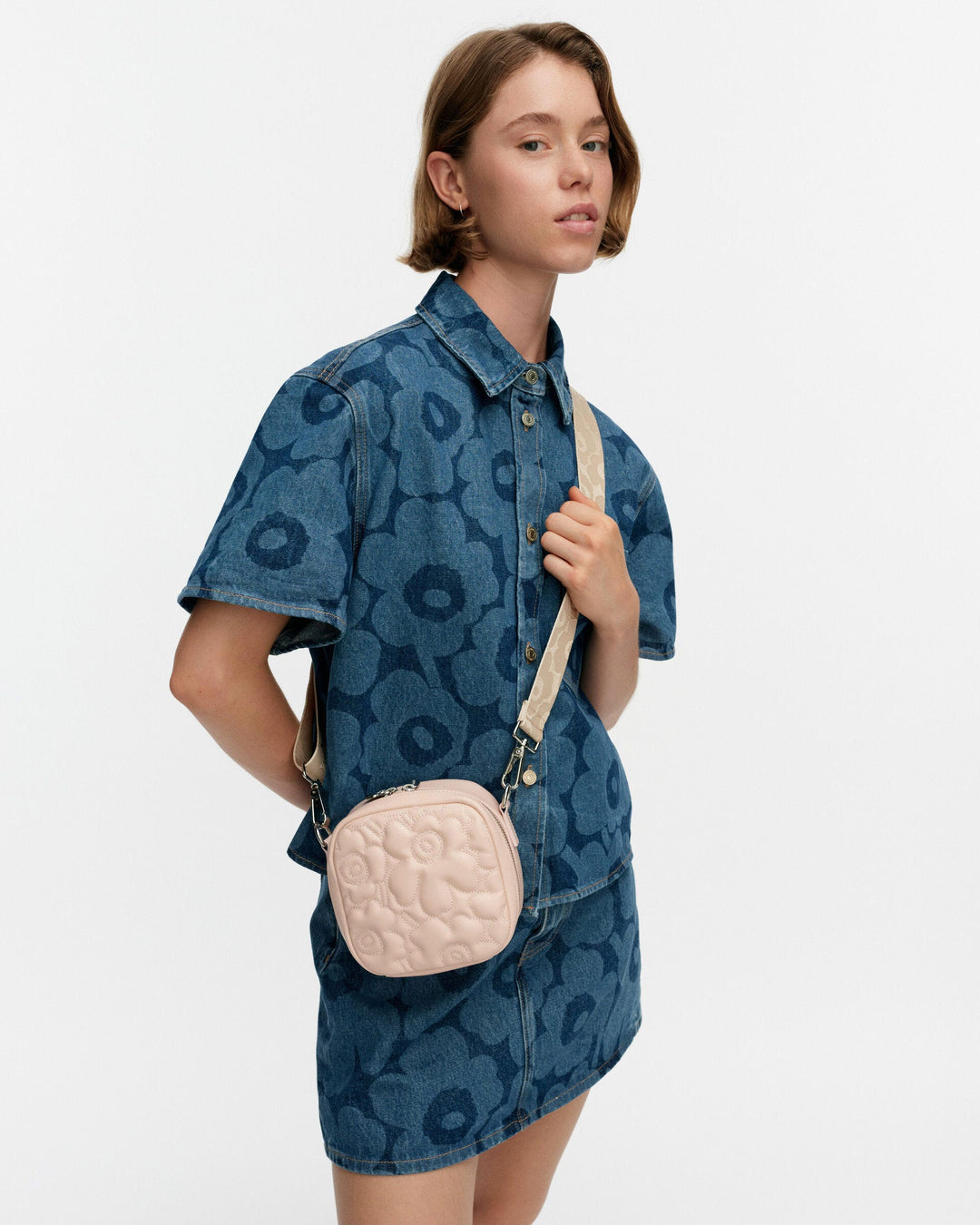 baby gratha unikko shoulder bag - light peach