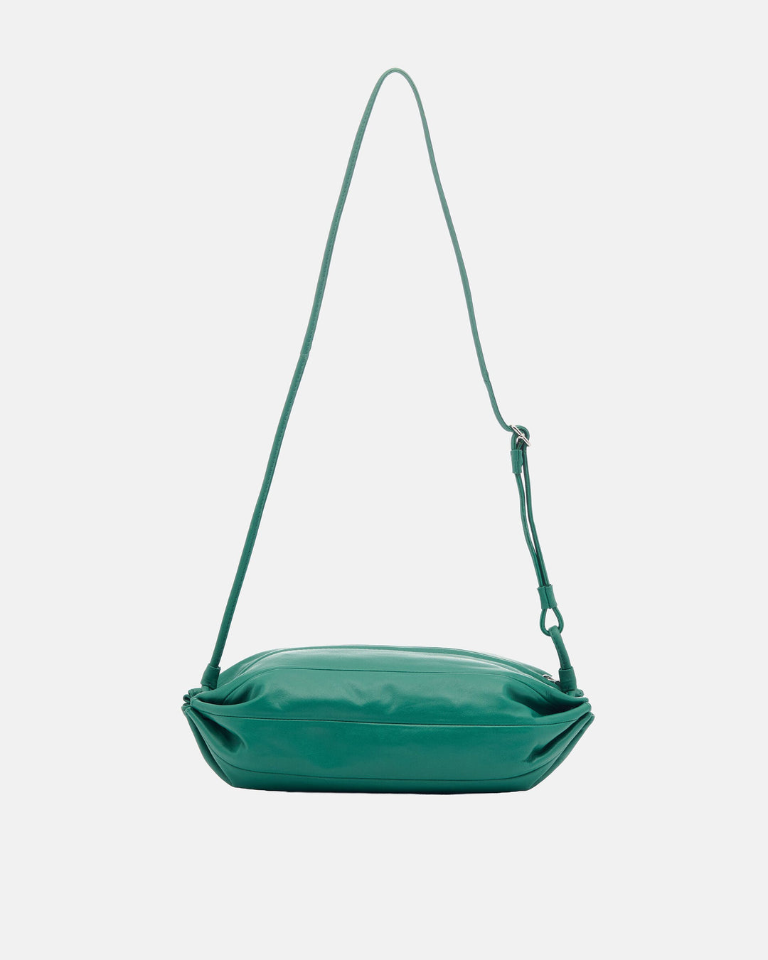 karla leather bag - dark green