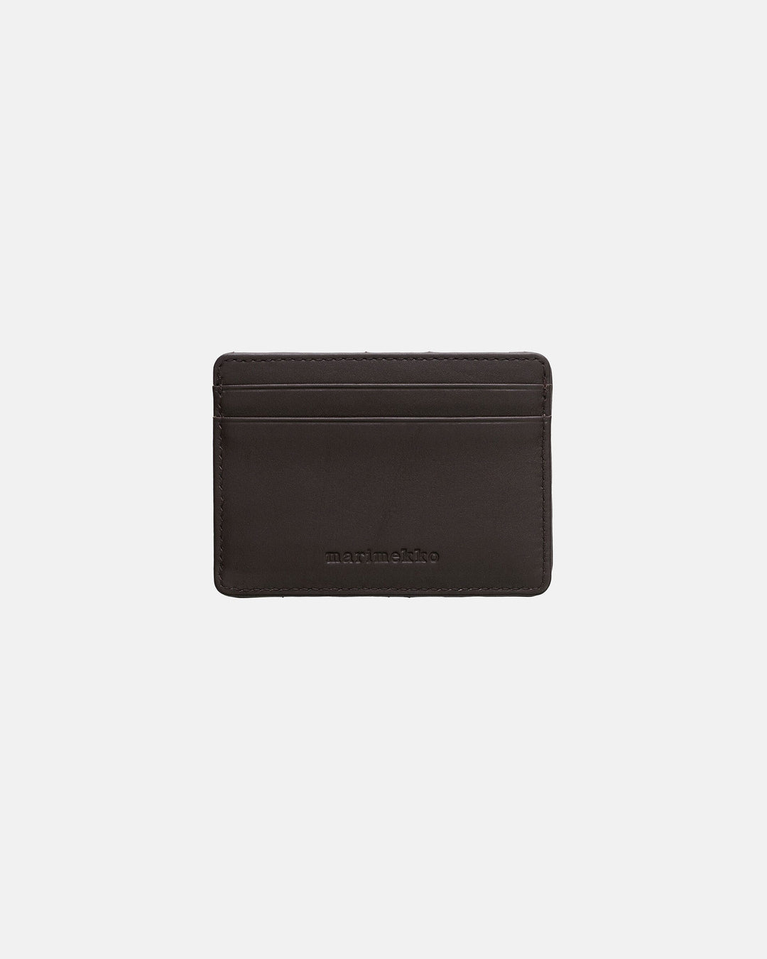 card holder unikko - dark brown