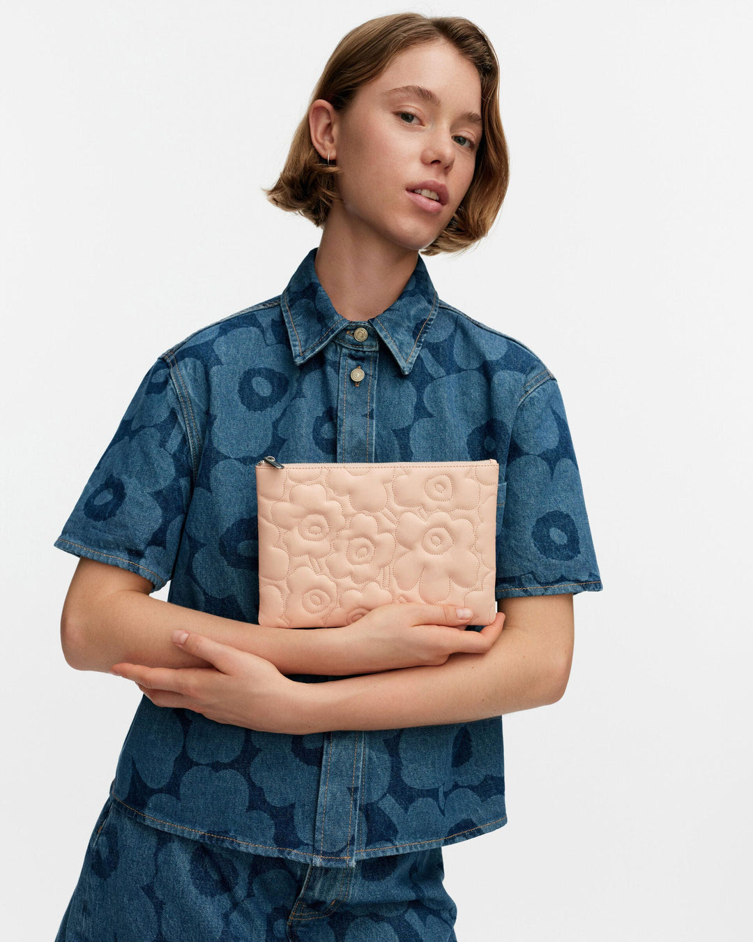 pouch bag unikko clutch - light pink