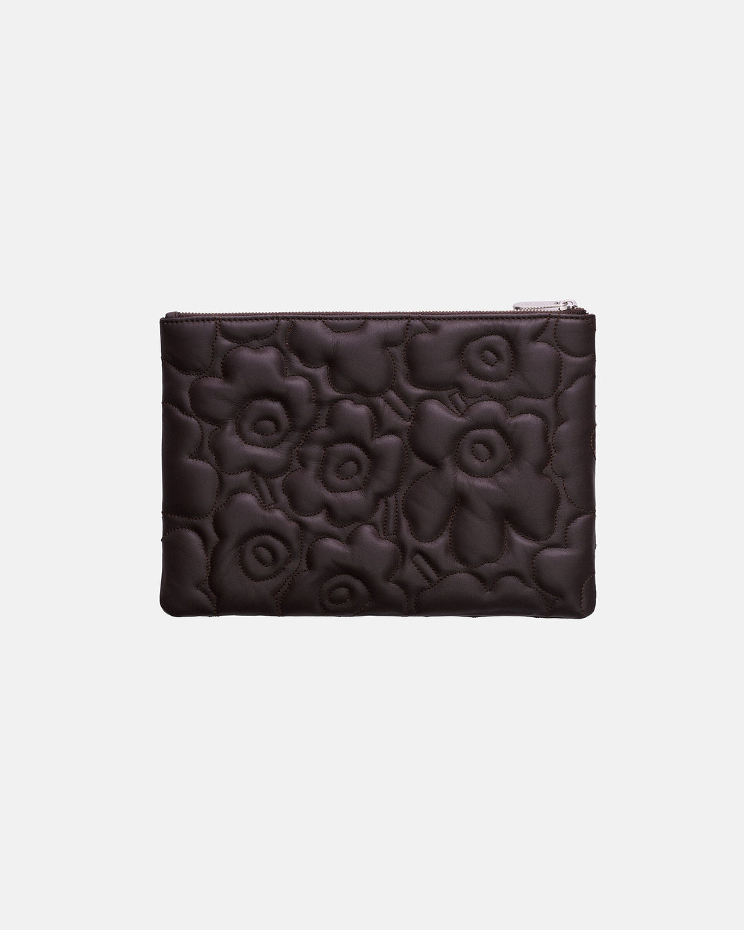 pouch bag unikko clutch - dark brown