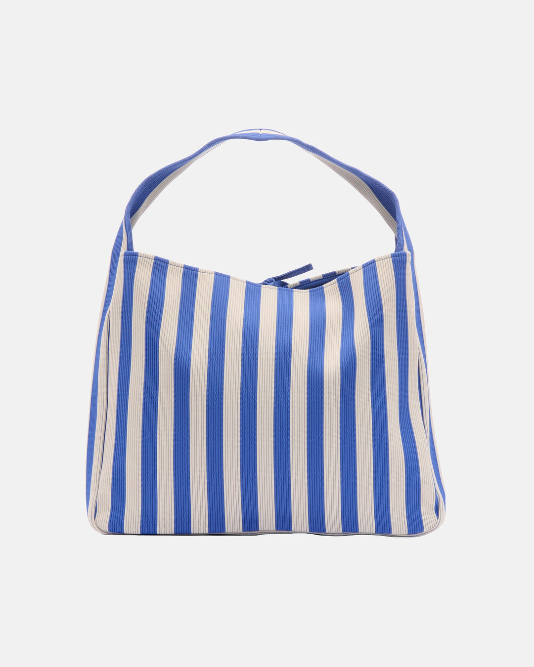 knitted bag large merirosvo shoulder bag - white/light blue