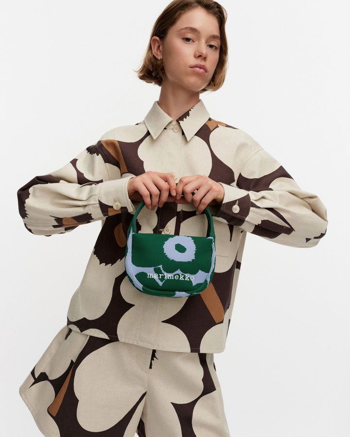 knitted mini handbag unikko clutch