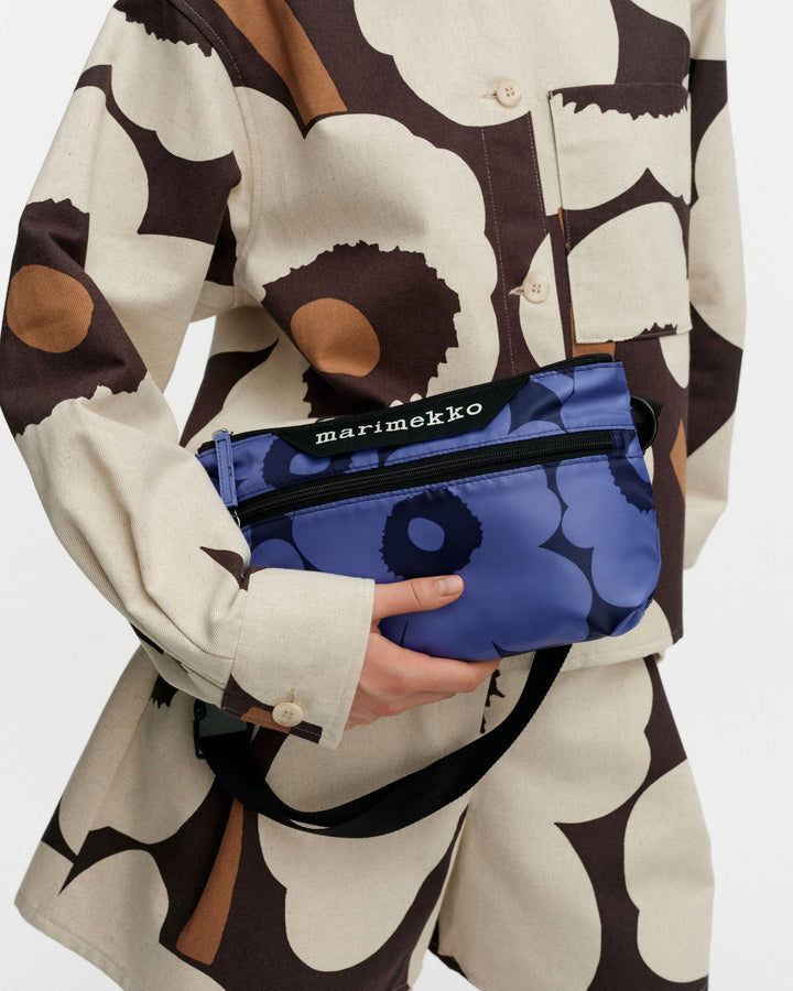 neat small crossbody unikko - blue/dark blue