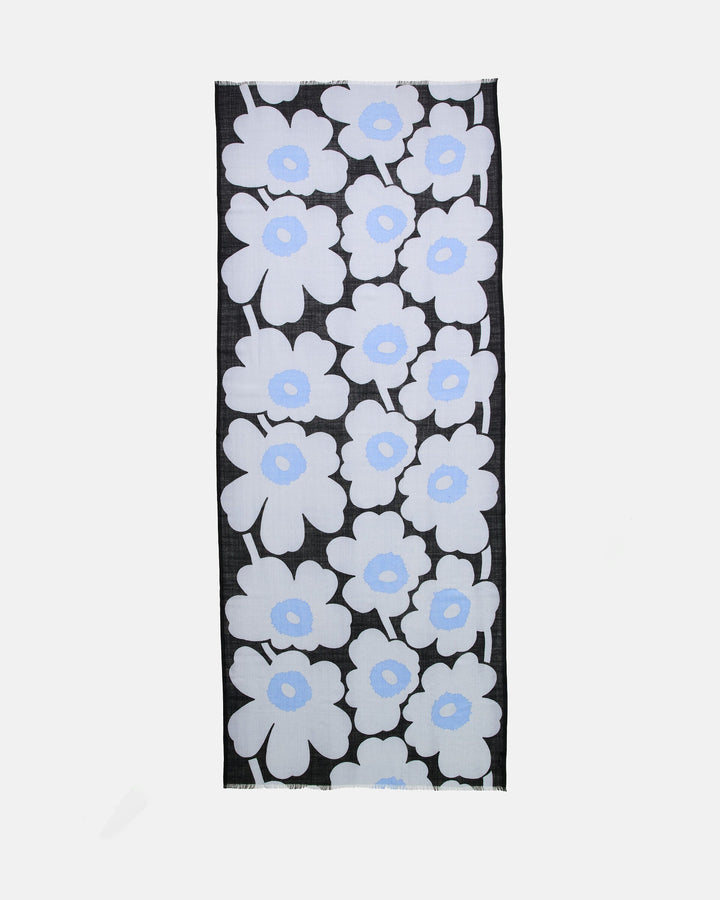 fiore unikko scarf - light blue/black