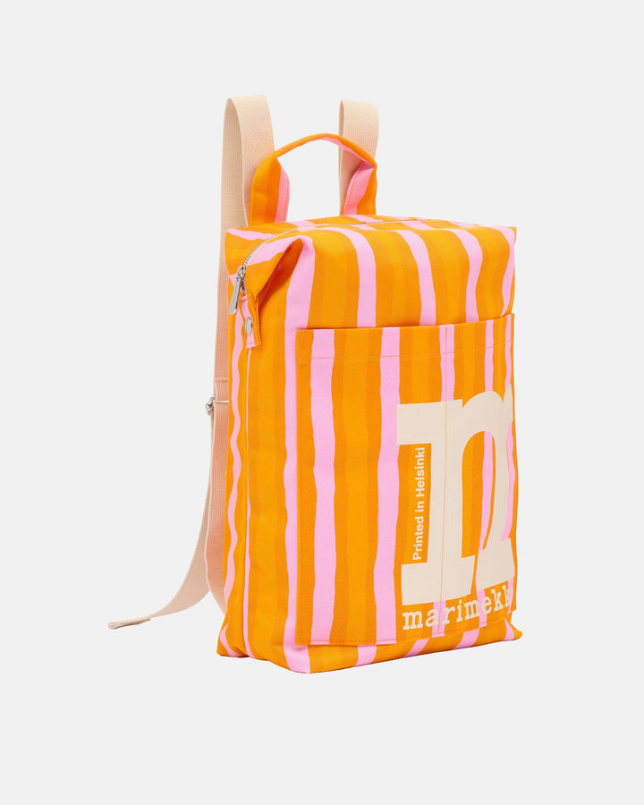 mono backpack piccolo - orange/pink