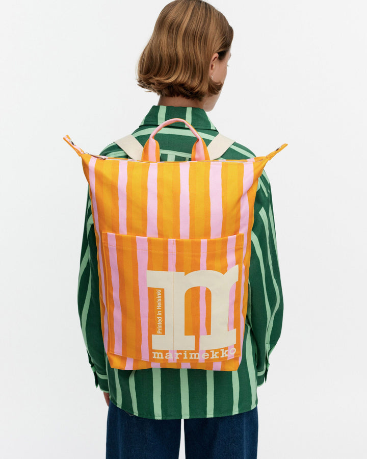mono backpack piccolo - orange/pink