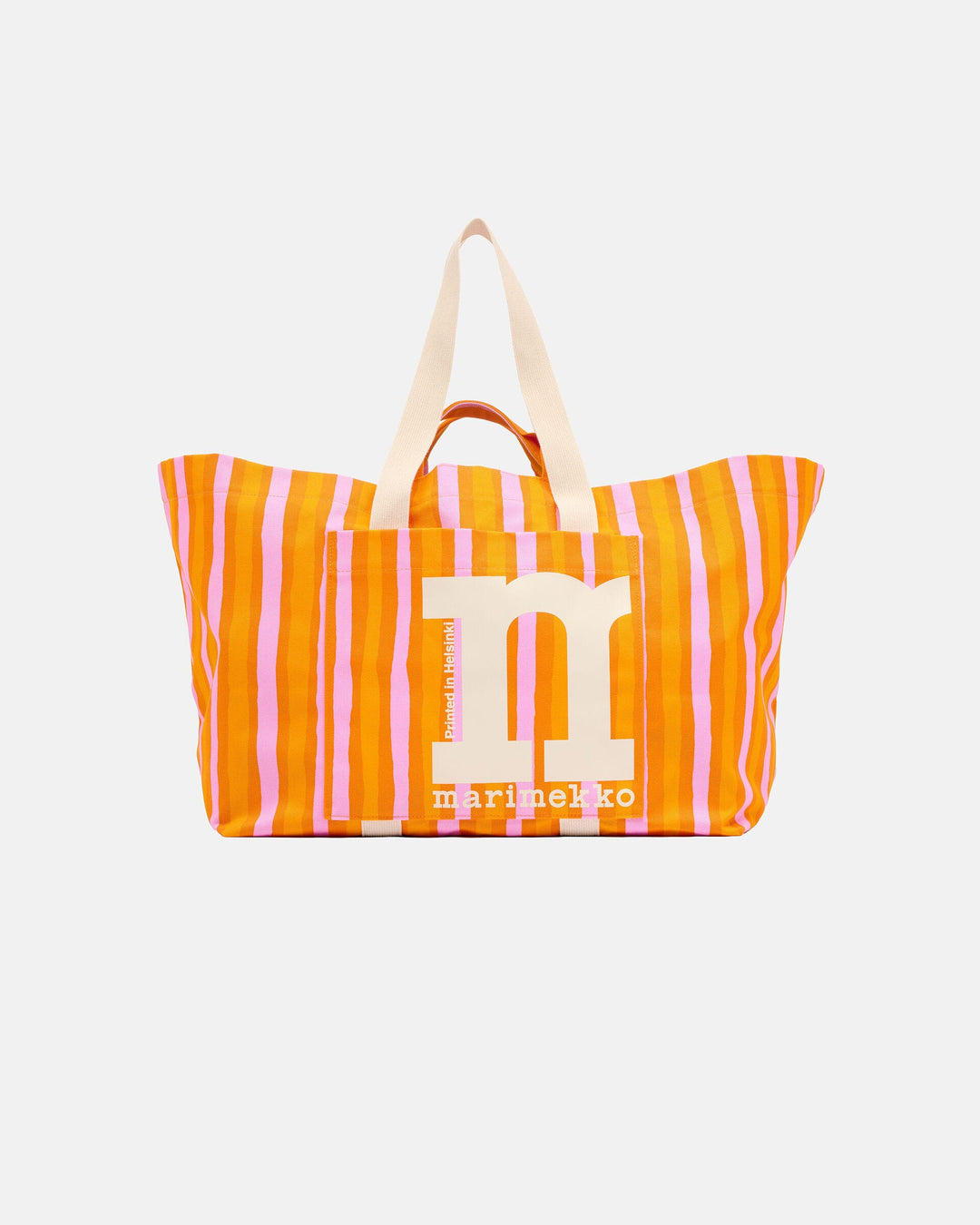 mono city xl tote piccolo - orange/pink