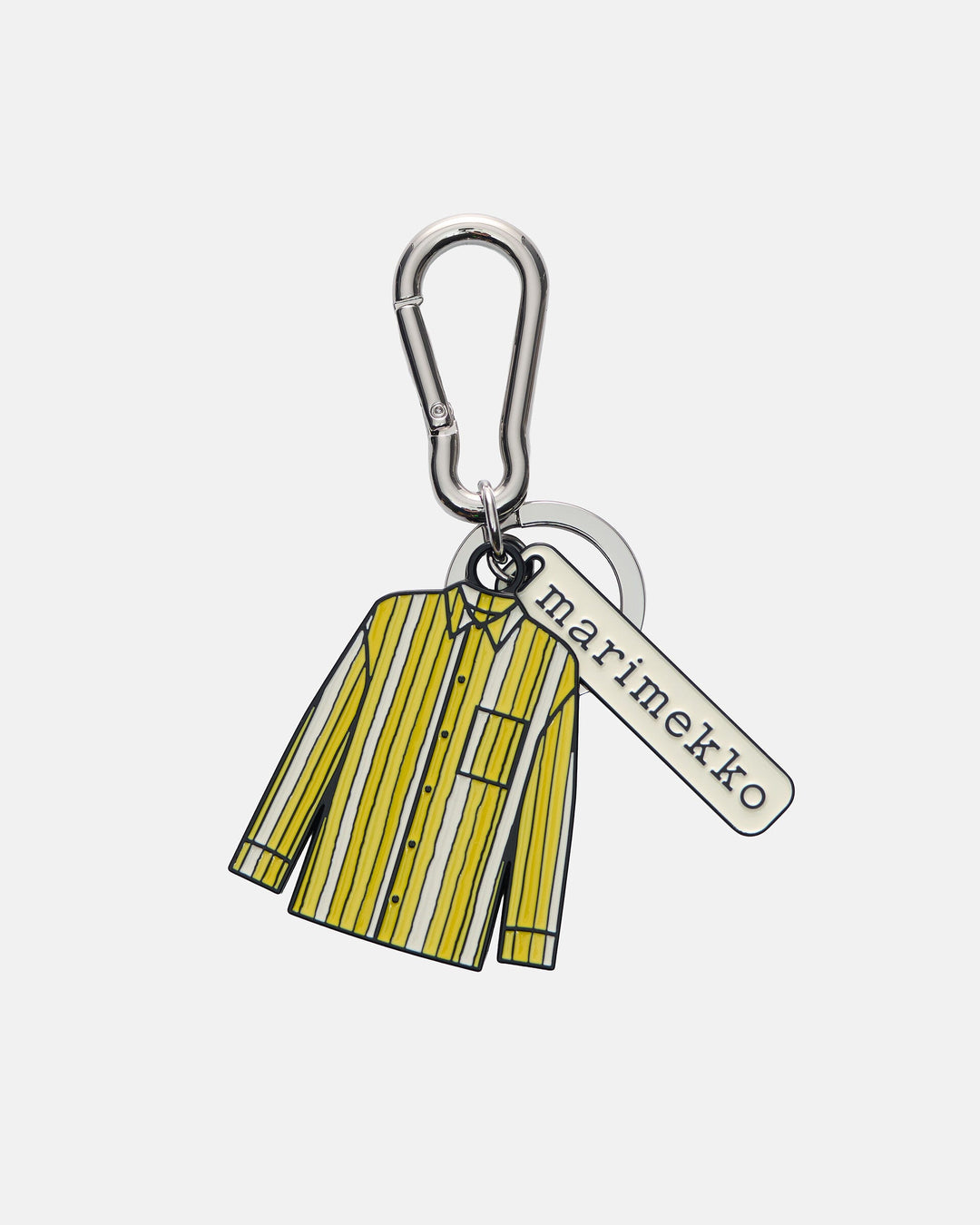 vekku kioski key chain - yellow/white