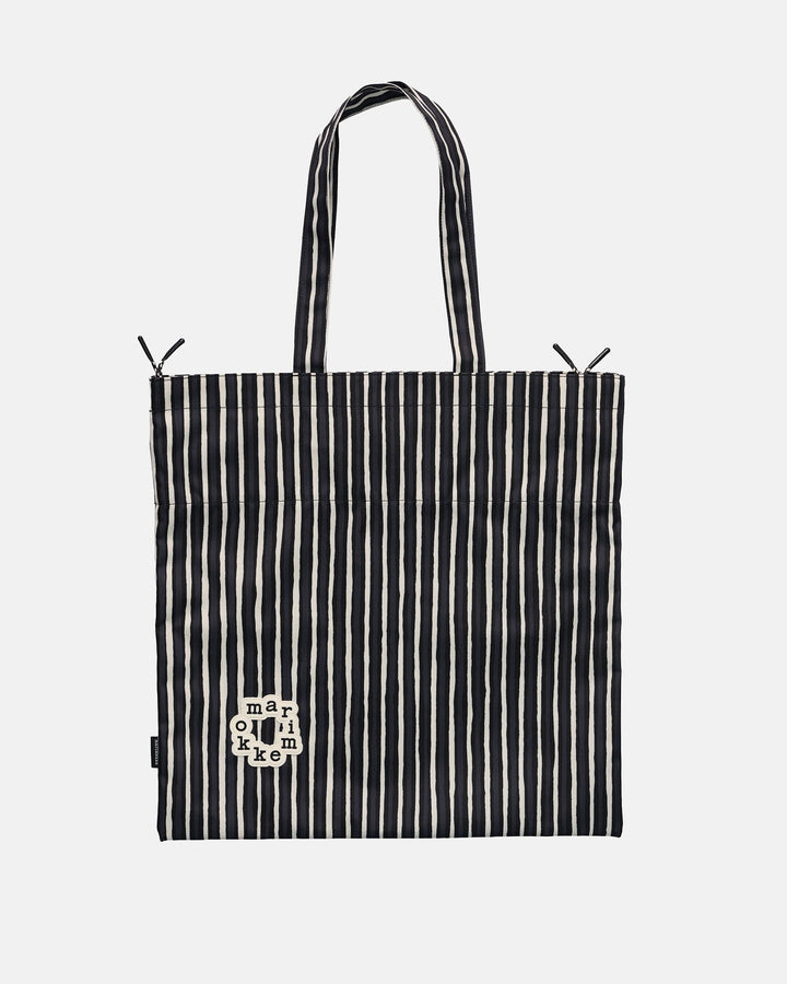 kioski metka piccolo tote bag - black/white