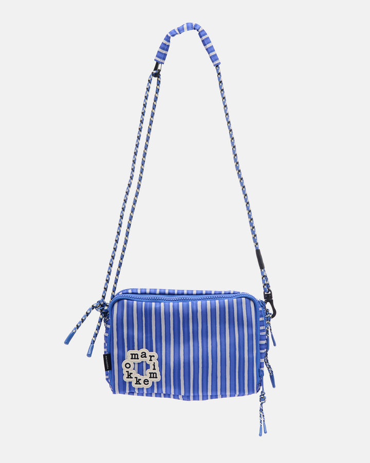 kioski kavari piccolo shoulder bag - blue/white