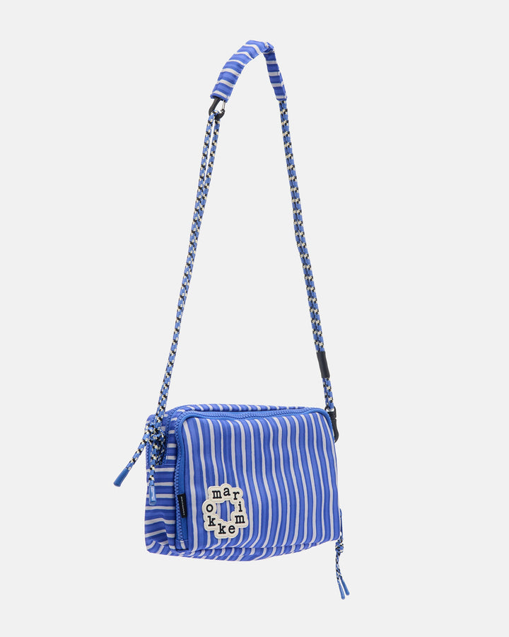 kioski kavari piccolo shoulder bag - blue/white