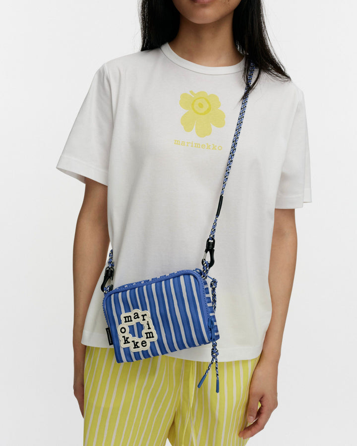 kioski iloisa piccolo shoulder bag - blue/white