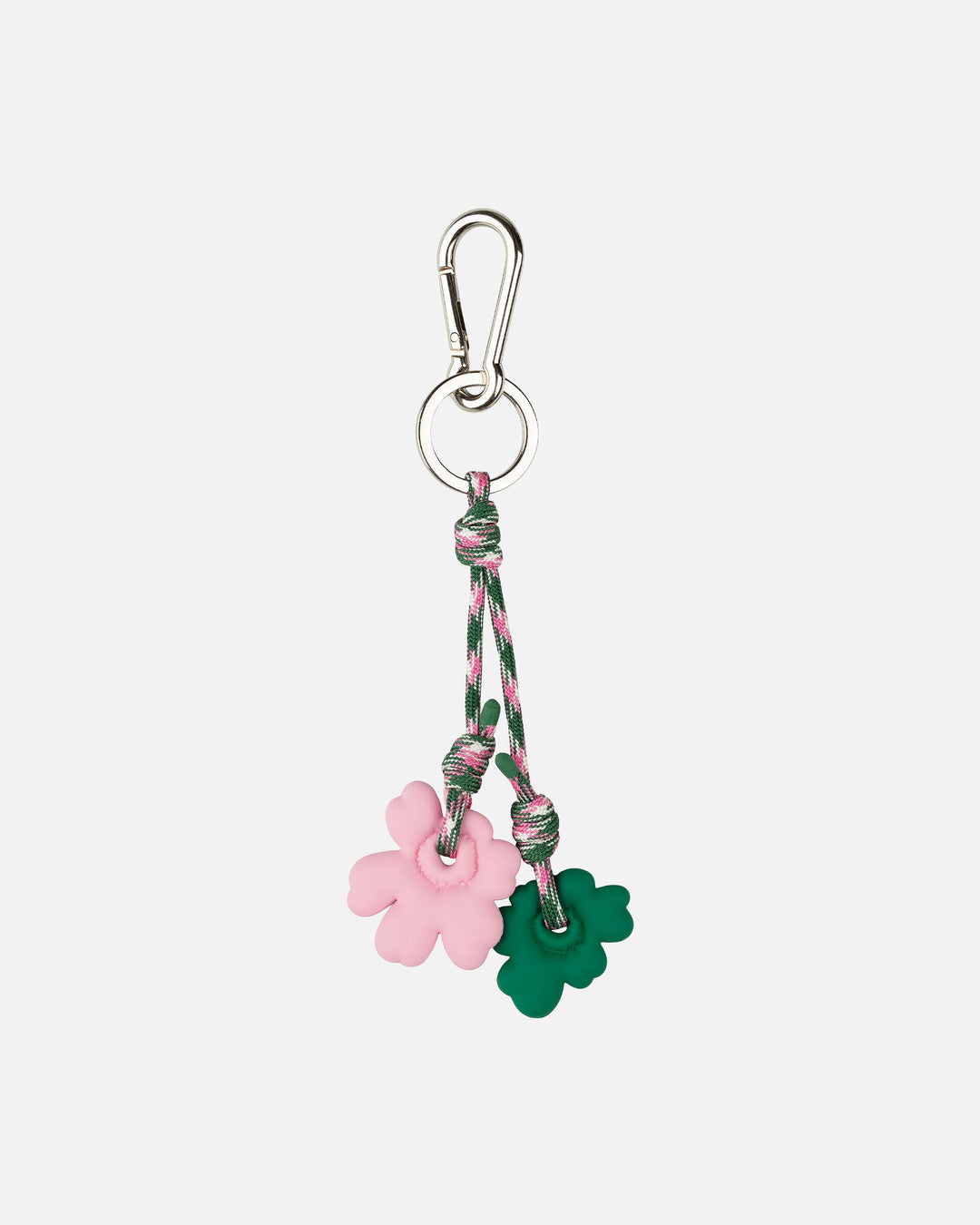 kioski riimi unikko key chain - light pink/green